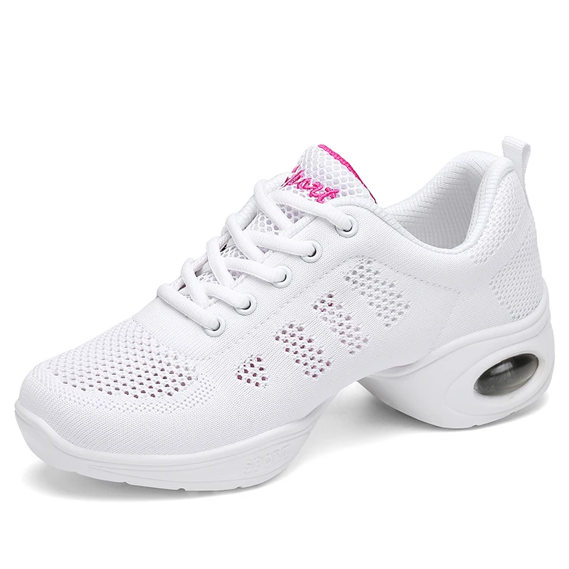 

Новинка весна-осень 2021, танцевальные туфли, Женская сетчатая повседневная обувь на мягкой подошве
