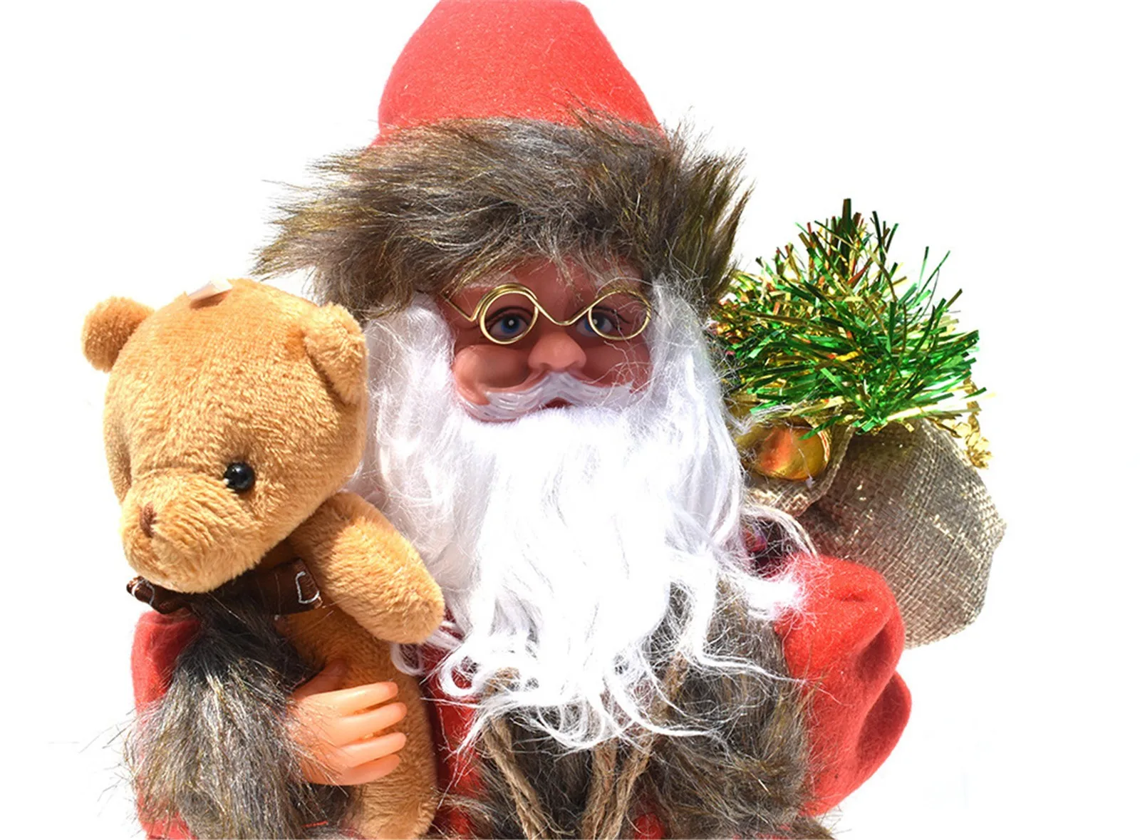 Рождественская электрическая игрушка Санта-Клауса динамичная музыка украшение