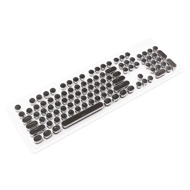 Фото Механическая клавиатура в стиле ретро стимпанк 104 87 стандартных клавиш |
