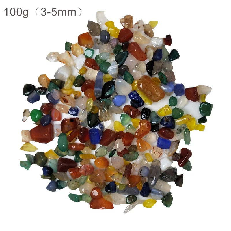 

Natural Crystal Gravel Specimen Amethyst Home Decor Colorful for Aquarium Healing Stone Rock Mineral Christmas DIY Stone Gift