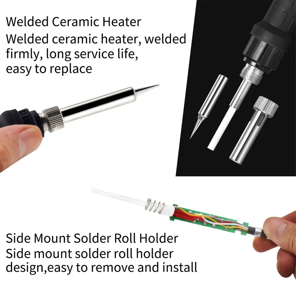 ЖК Цифровая паяльная станция с термостатом/Паяльные станции SD2 60 Вт контроль