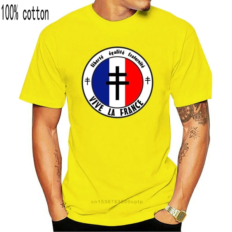 2019 Для мужчин крутая футболка франция свободная liberte egalite fraternite dispo du S au XXL летняя