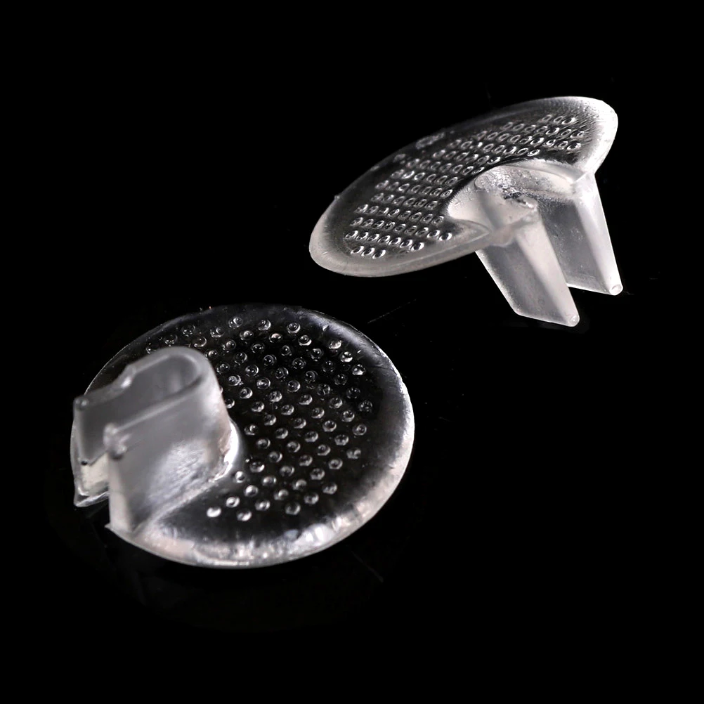 

2pcs Soft Silicone Forefoot Pad Flip Flops Pad Summer Slippers Transparent Cushion Relieve Pain for Shoes Sandals Toe Separator