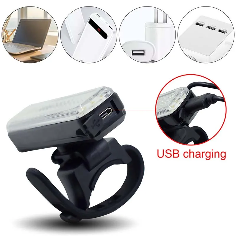 Велосипедный задний фонарь WasaFire светодиодный перезаряжаемый 14 режимов 22 *