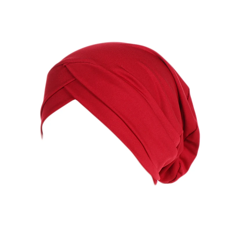 Новое поступление Женская однотонная шапочка индийские шляпы с крестиком на лбу