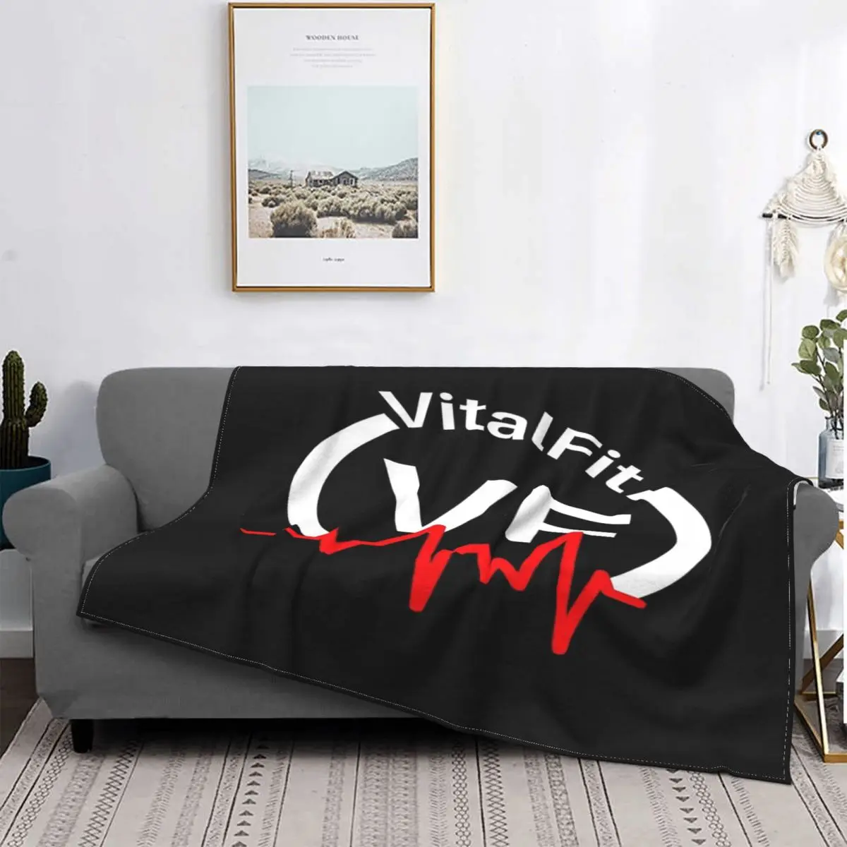 

Vitalfit-colcha circular 1376 a cuadros para cama, edredones para sofá, manta de lana, toalla de playa de lujo