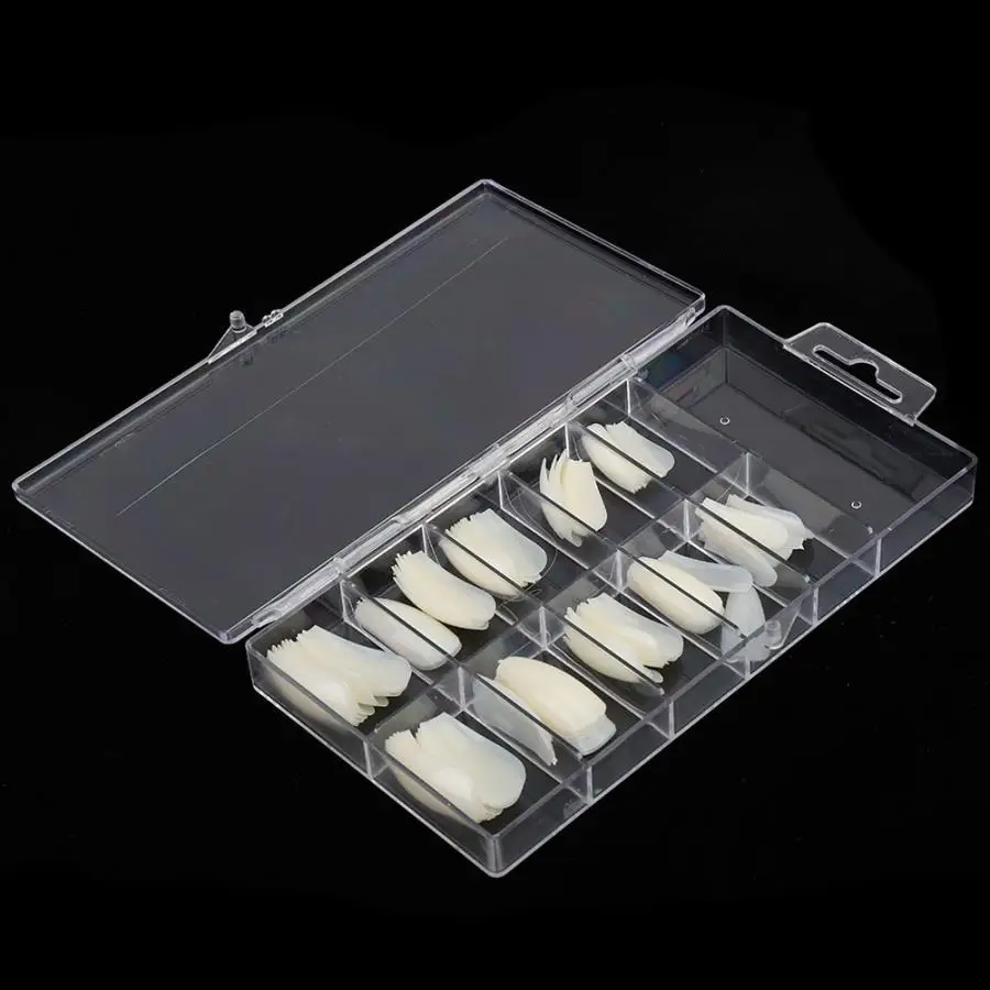 Ногти 100 шт Профессиональные натуральные накладные ногти искусство Советы УФ