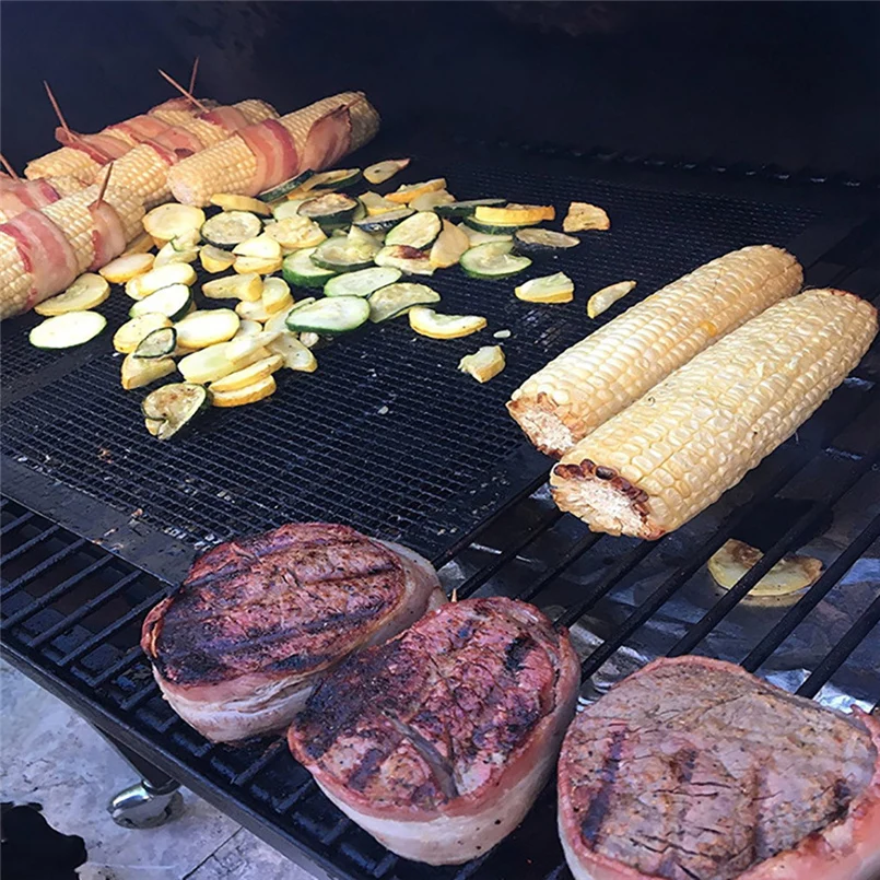 Антипригарный сетчатый мешок барбекю гриль сетка из нержавеющей стали колючая