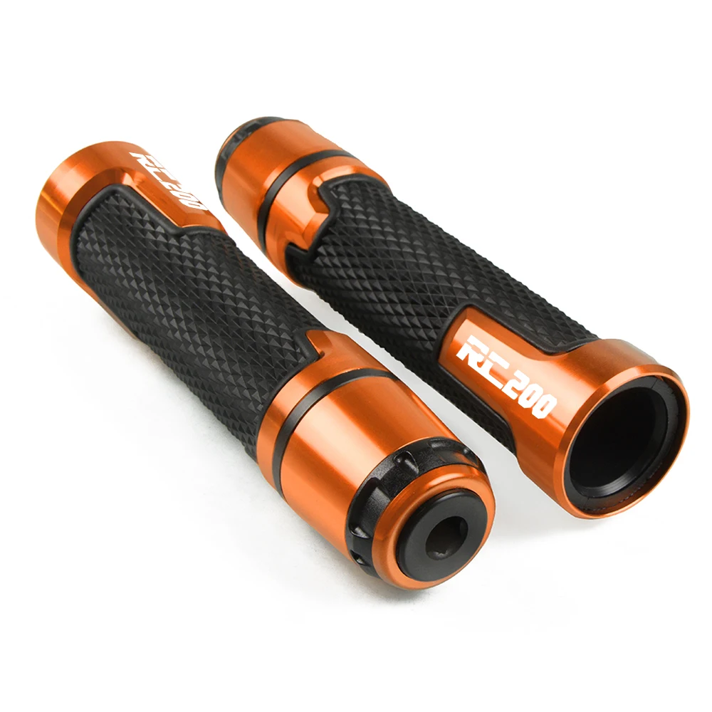

7/8" 22MM CNC Motorcycle handle grip ends handle bar Motorbike handlebar grips FOR RC200 2014 2015 2016 2017 2018 2019 2020 2021