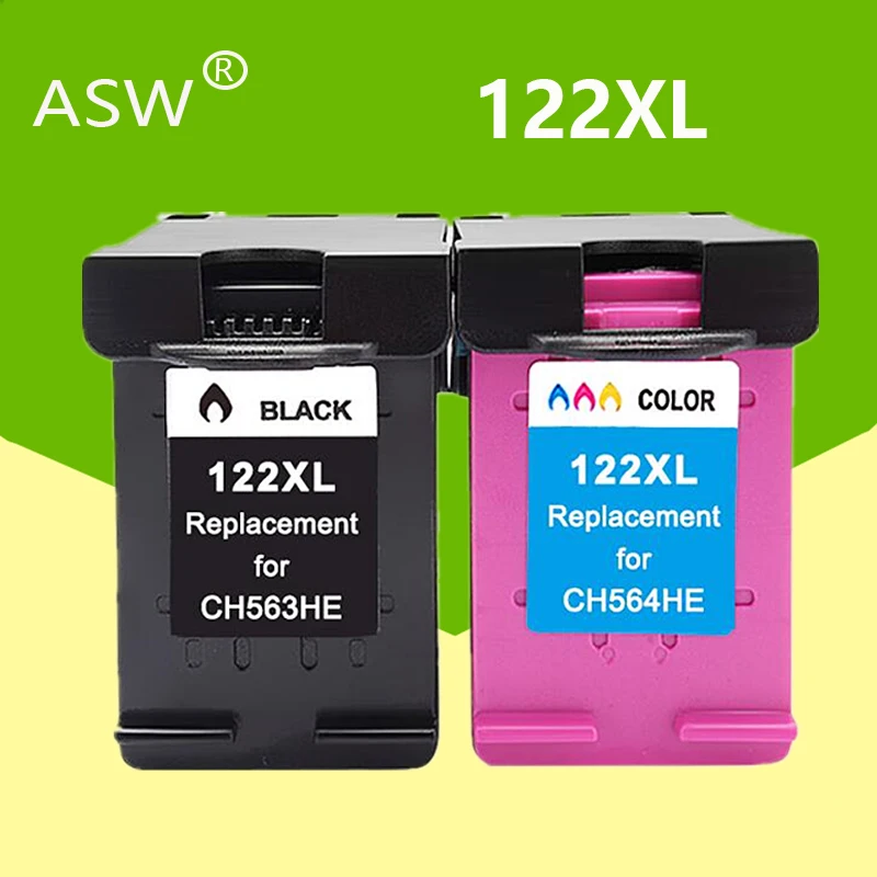 Чернильный картридж ASW 122xl для струйного принтера hp 122 HP 122XL CH563HE CH564HE совместим с