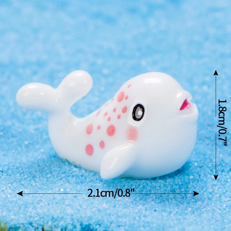 

Miniature Bonsai Ornament Marine Animal Shark Sea Fish Model Miniature Fairy Goldfish Craft DIY Accessories Home Decor Toy