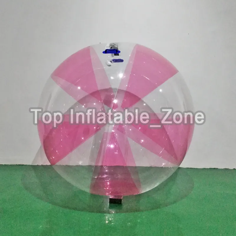 pink and clear Цена по прейскуранту завода надувные водные шагающие шары ПВХ/ТПУ надувные игрушечные шары 1,5 м/2 м диаметр водный шар для игр в бассейне красочные шары - Цвет: pink and clear
