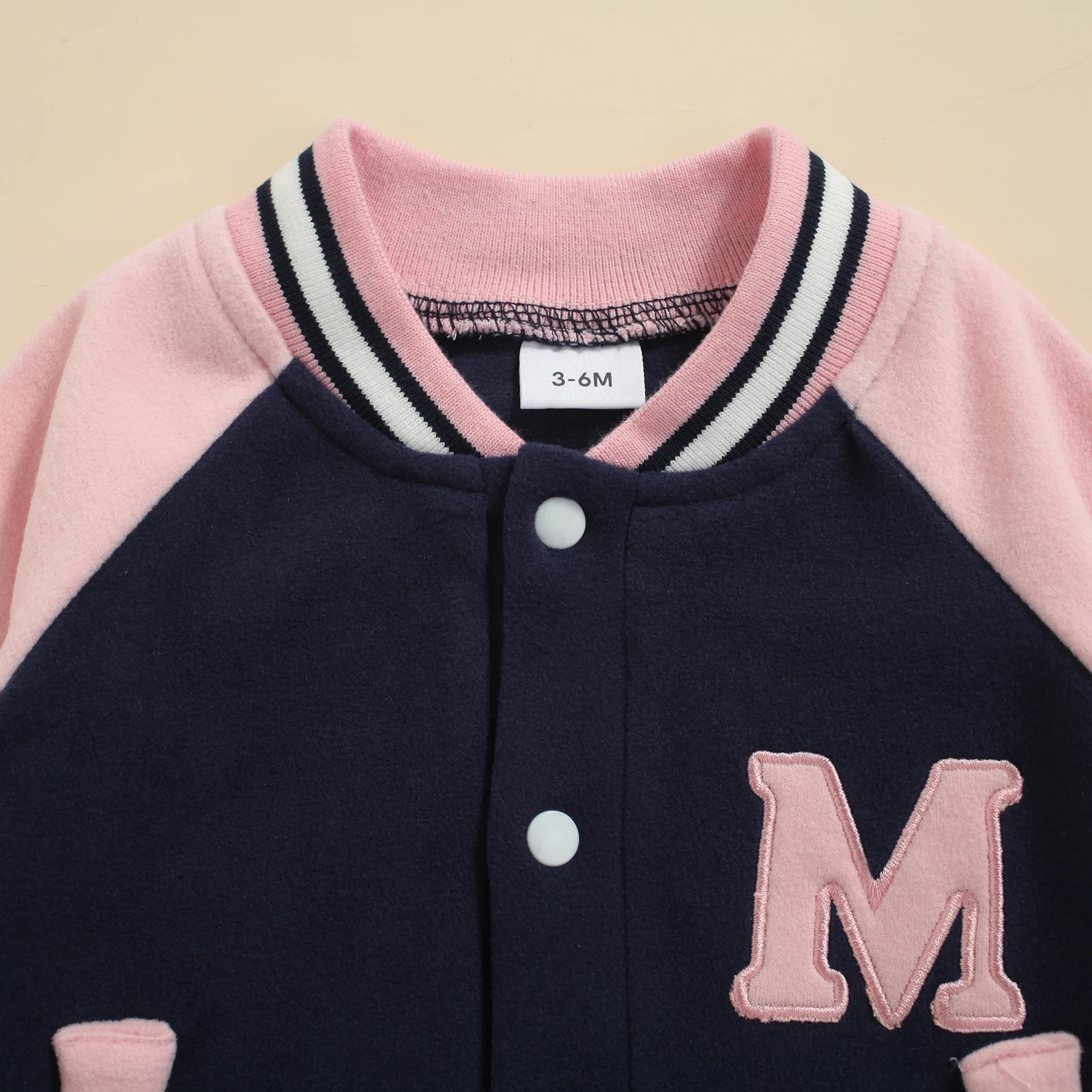 Куртка и брюки для малышей 0-24 мес. комплект с длинными рукавами лоскутное пальто