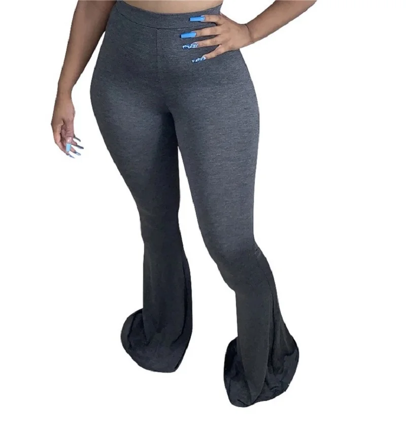 

Sexy plus-size women's flare pants woman trousers casual legging flared skinny sweatpants for ladies
