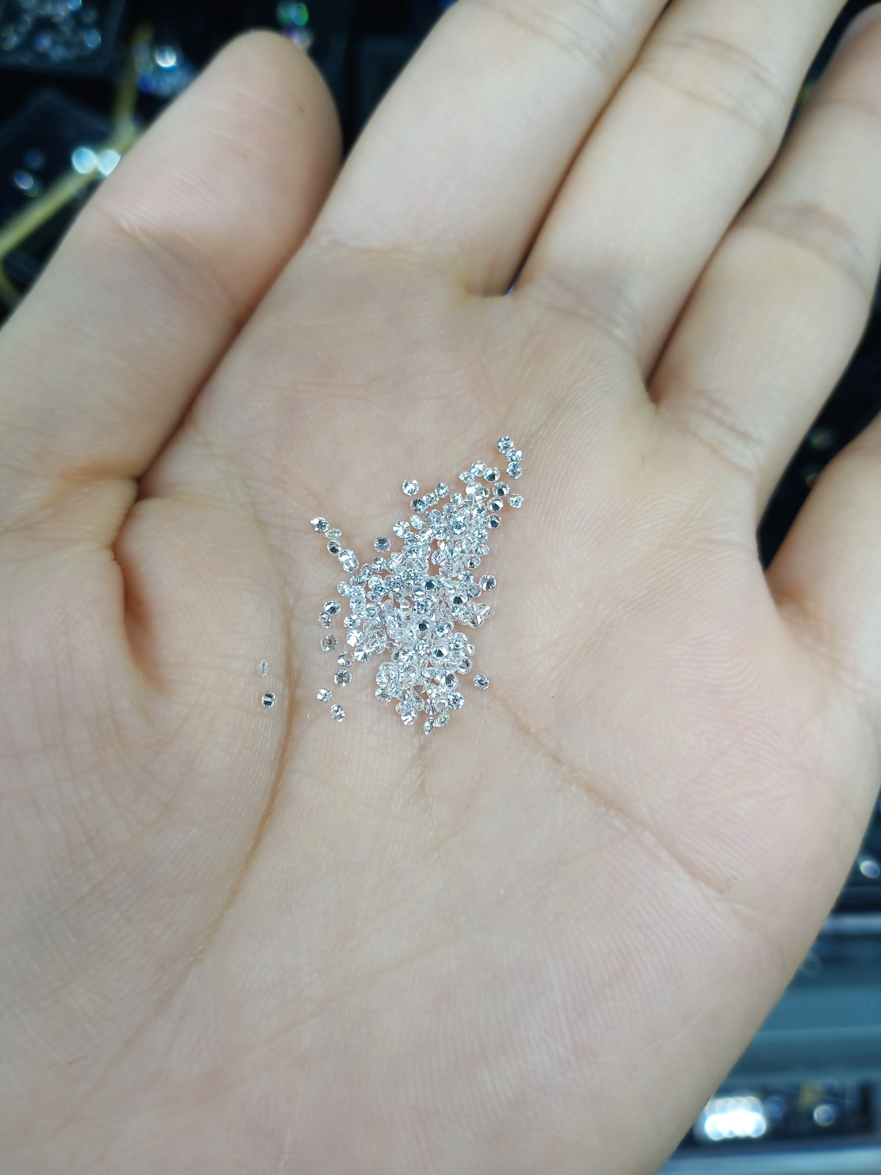 2 5 мм D VVS1 горячая распродажа Оптовая торговля Белым Круглым огранкой Свободный