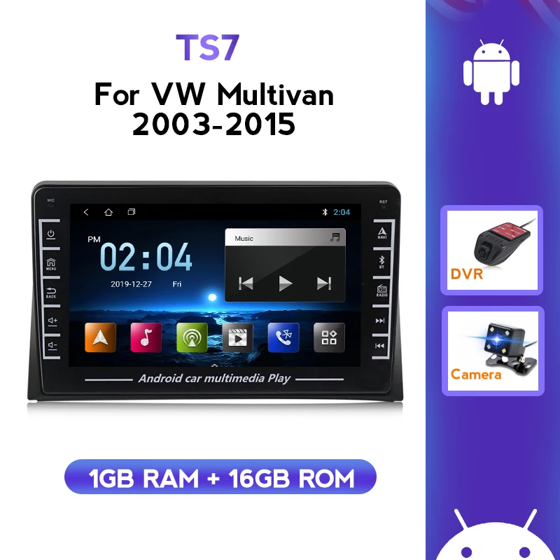 Автомагнитола 2 Din для VW мультимедийный Dvd-проигрыватель Volkswagen Multivan T5 2003-2015 с