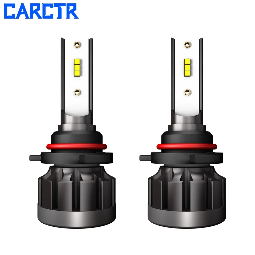 CARCTR 2 Шт Автомобильные светодиодные фары H4 Led H7 лампы H1 H11 H8 H9 4000LM 6000K 40W суперяркие