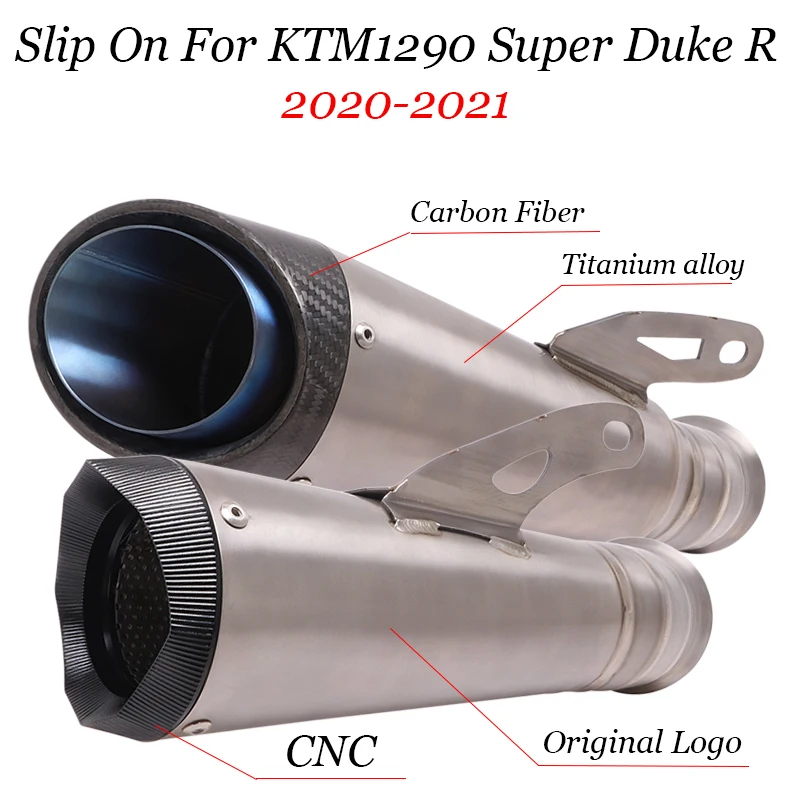 

Выхлопной глушитель для мотоцикла KTM1290 Super Duke R 2020 2021, из титанового сплава