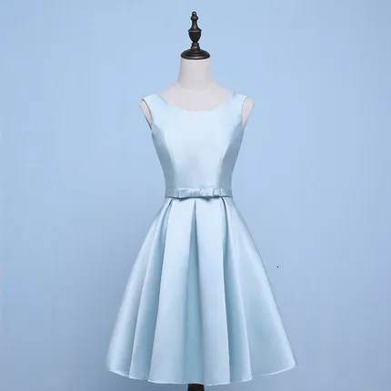 

BacklakeGirls Elegant Pink Satin Cocktail Dress Sexy Solid Color Graduation Homecoming Dress With Bow Tie Vestido Corto Rosado