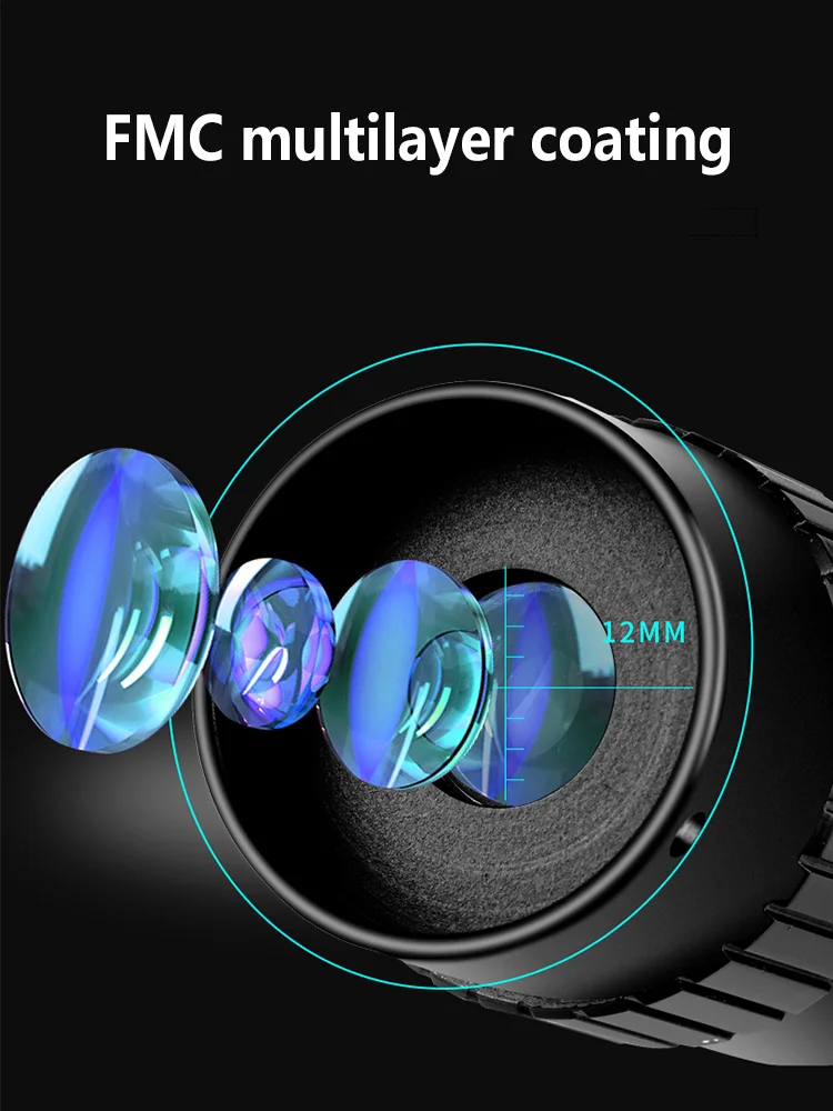 

Metal 10-300 Super Zoom Monocular Telescope For Smartphone Porcket Professional Binoculars Eyepiece HD Scope Hunting Camping