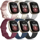Для умных часов Fitbit Versa 3, силиконовый ремешок, двойной понижающий водонепроницаемый браслет для мужчин и женщин, ремешок для браслета Fitbit Sense