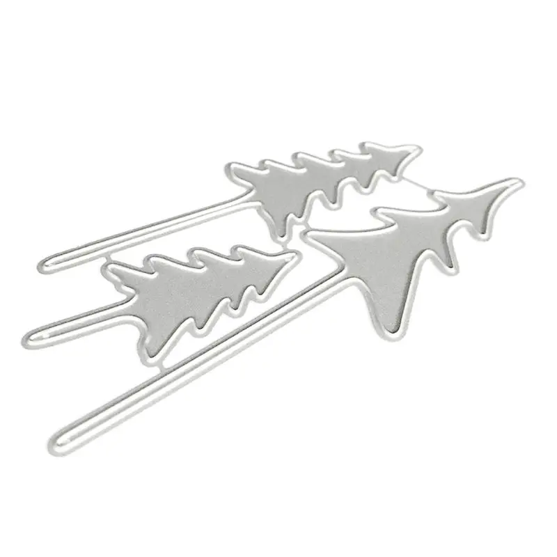 Рождественская елка металлические режущие штампы трафарет для скрапбукинга