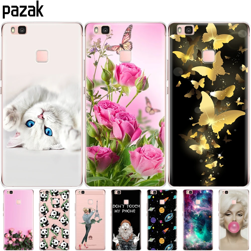 Силиконовый чехол для huawei P9 PLUS мягкий силиконовый из ТПУ p9 lite 2016 защитный