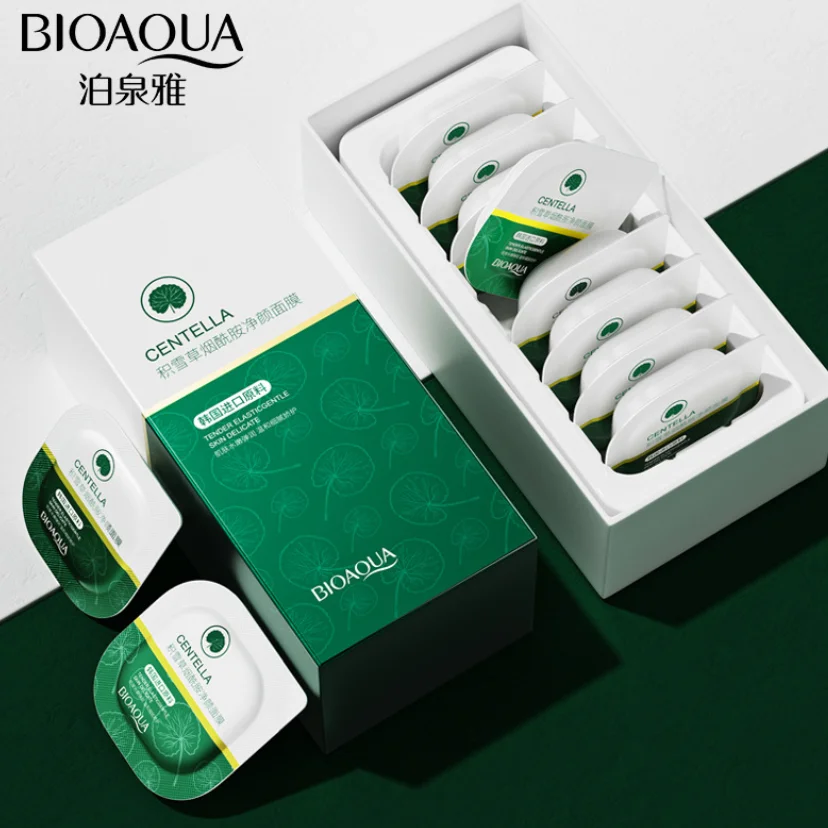 

Очищающая маска BIOAQUA с ниацинамидом центеллы, увлажняет, сужает поры, осветляет кожу, улучшает чувствительную кожу