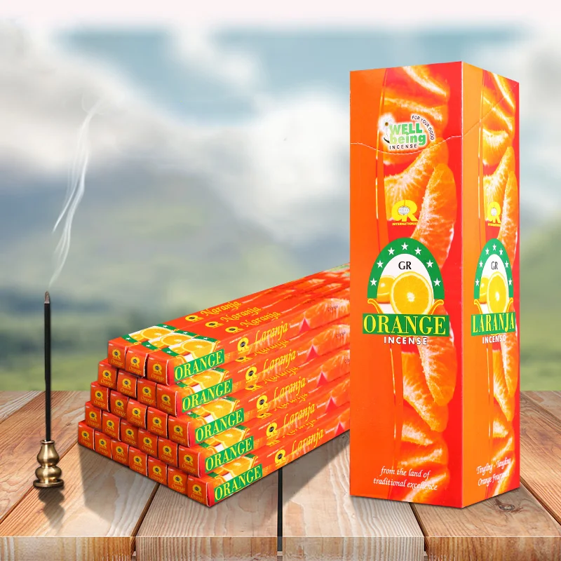 25 маленьких коробок в большой коробке индийские благовония оранжевый аромат