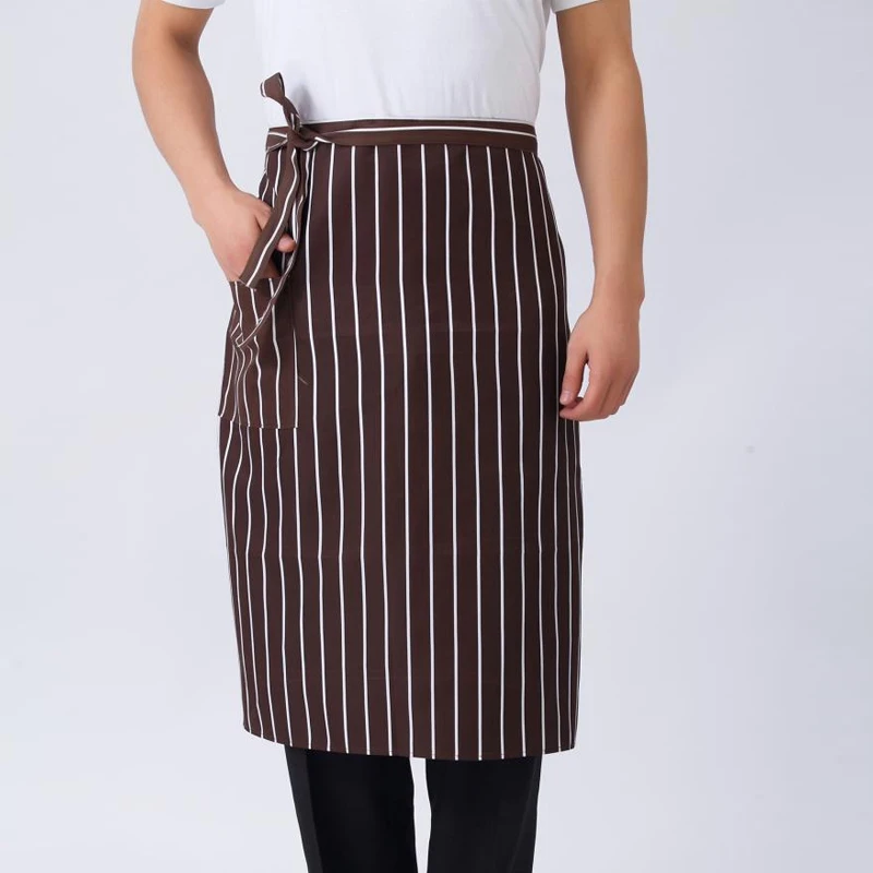 Vdakaer Новые Кухонные фартуки средней длины с длинной талией фартук для поваров