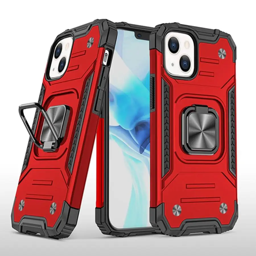 

Magnetic Finger Ring Phone Case For iPhone 11 12 13 Pro Max Mini XR XS Max X 7 8 Plus SE 2020 Shockproof Stand Holder Back Cover