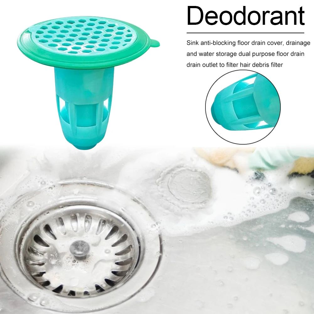 

Bath Stopper Plug Sink Strainer Filter Shower Kitchen Sink Drain Deodorant Filter Toilet Deodorizer Sewerage Strainer