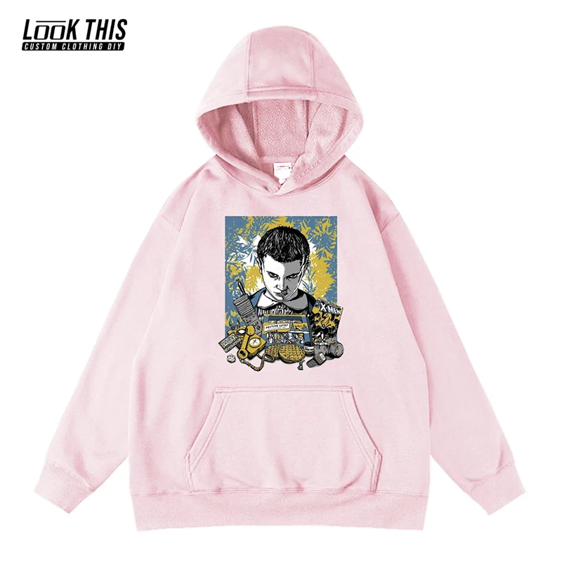 

Stranger Things Anime Men Oversized Hoodie Sweatshirt Male Long Sleeve Fleece Hoodies Tops Boy Cool Hooded Loose Pullover