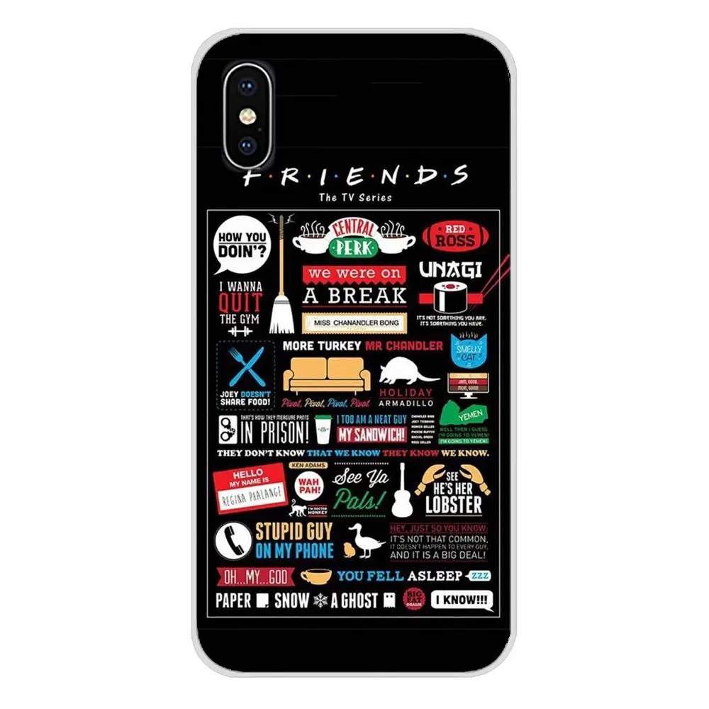 Мягкий кожаный чехол для Samsung Galaxy S3 S4 S5 Mini S6 S7 Edge S8 S9 S10 Lite Plus Note 4 5 8 9 FRIENDS TV SHOW Best Friends