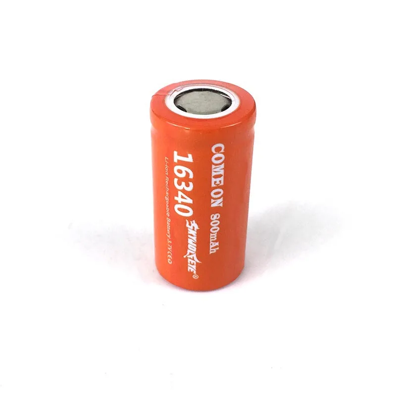 

Co Orange 800mah 16340 Lithium Battery 3.7V Electric Toothbrush Rechargeable Power Torch Battery