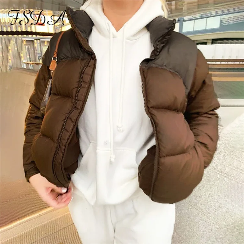 Куртка женская теплая с длинным рукавом на осень/зиму | Женская одежда