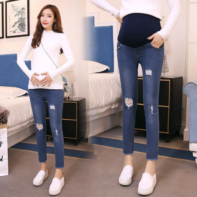 

Maternity Jeans For Pregnant Women Pregnancy Winter Warm Jeans Pants Maternity Clothes For Pregnant Women Nursing Trousers