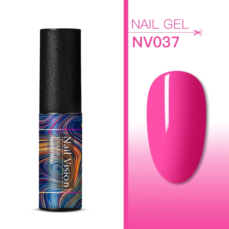 Nail Vision набор однотонных гелей для ногтей 176 цветов УФ-Гель-лак 5 мл полуперманентный лак для маникюра - Цвет: HHS06632