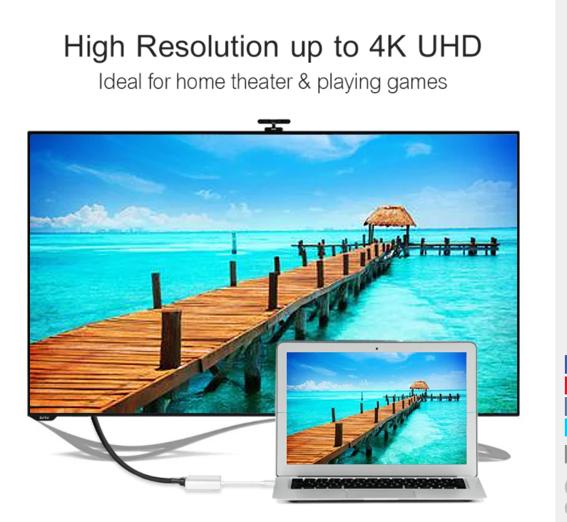Многофункциональный зарядный кабель-адаптер с портом Type-C USB C на 3 1 | Электроника