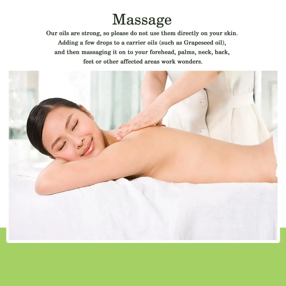 Essential Oils Aromatherapy Oil for aroma Diffuser Humidifier Fragrance of Lavender Tea Tree Rosemary Lemongrass Orang |