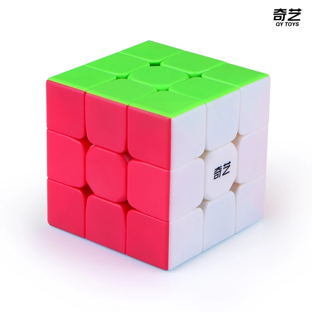 

QiYi Warrior S 3x3x3 Magic Cube Stickerless Speed Puzzle 3x3 Cubo Magico Professional Antistress Educational Funny Toys Gift