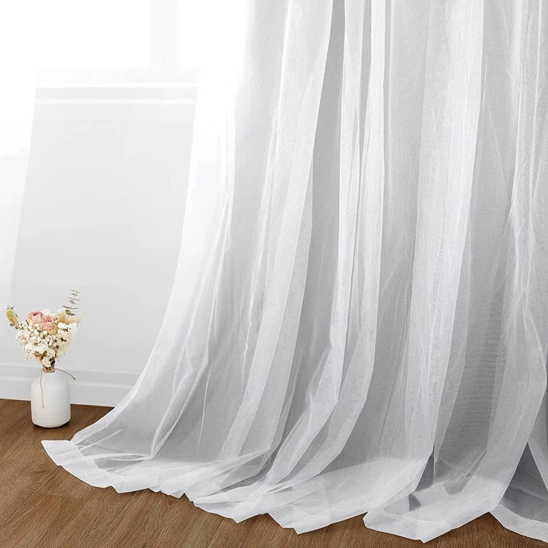

DC123- European Style Light Luxury Noble Lightning Tattoo Flower Curtains for Living Room Bedroom Blackout Curtains