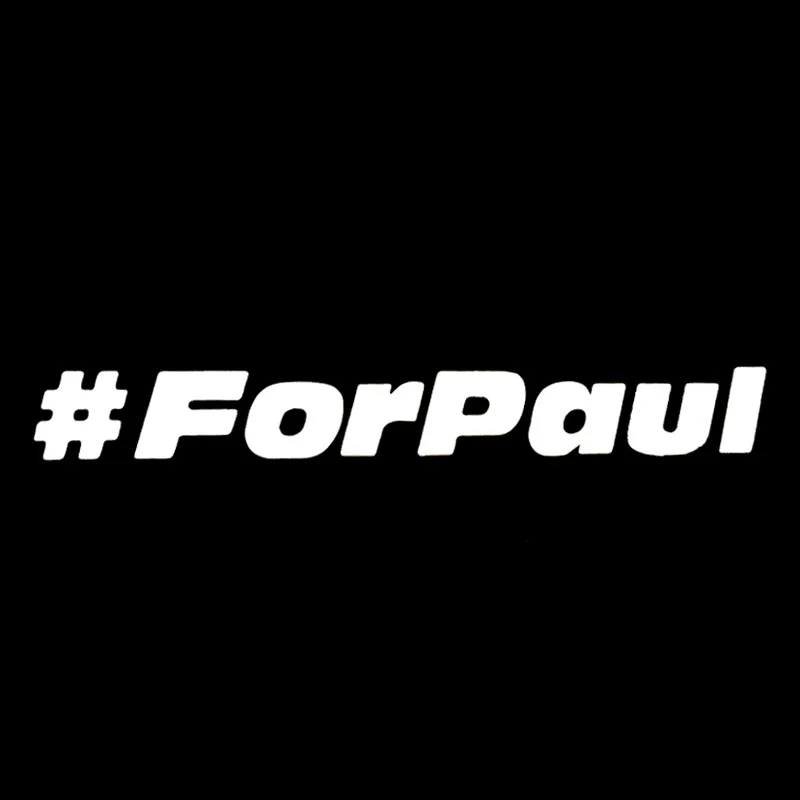 Fashion #FOR PAUL Decals High Quality Car Decoration Personalized Pvc Waterproof Window Black/white 21cm * 3cm | Автомобили и