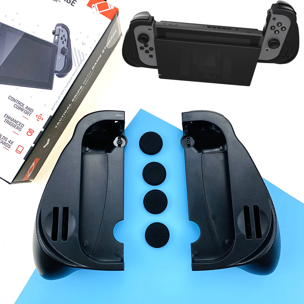 Тактическая рукоятка для Nintendo Switch Joycon Grip Dockable Trigger Handgrip чехол ручные игровые