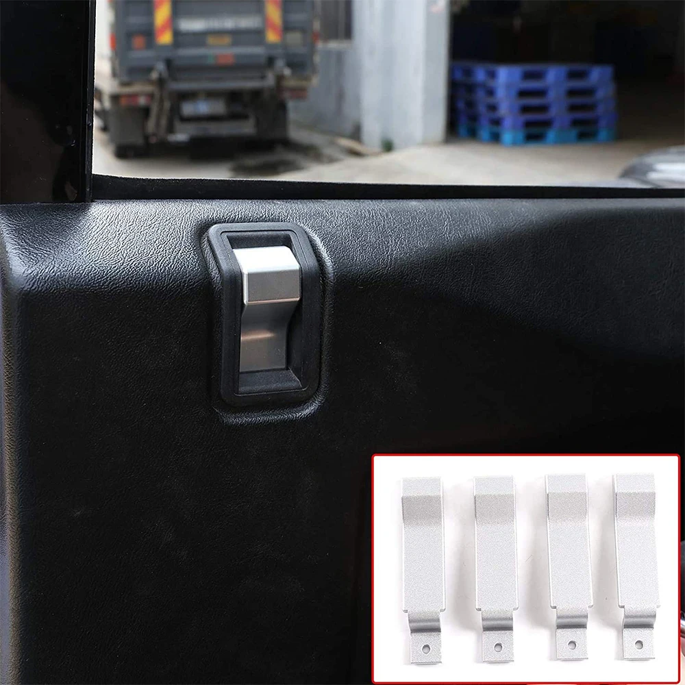 

Alloy Car Interior Door Handle Decoration Cover,For Land Rover Defender 90 110 130 2004-2018,Car Accessories Replacement Parts