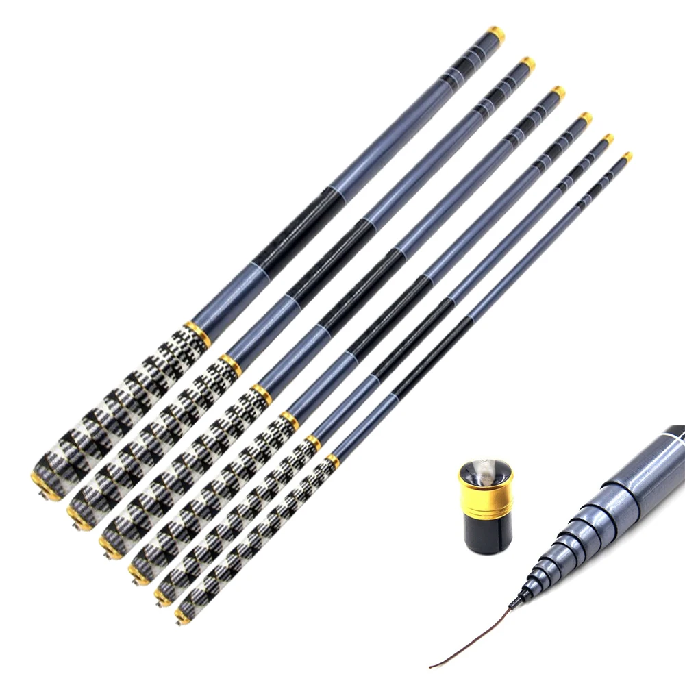 Телескопическое углеродное волокно опора для удочки Ультралегкая Удочка Полюс 3