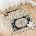 Деревенский пасторальный ковер для кухни, коврик для балкона, винтажный Европейский цветочный ковер для дома, гостиной, детской спальни