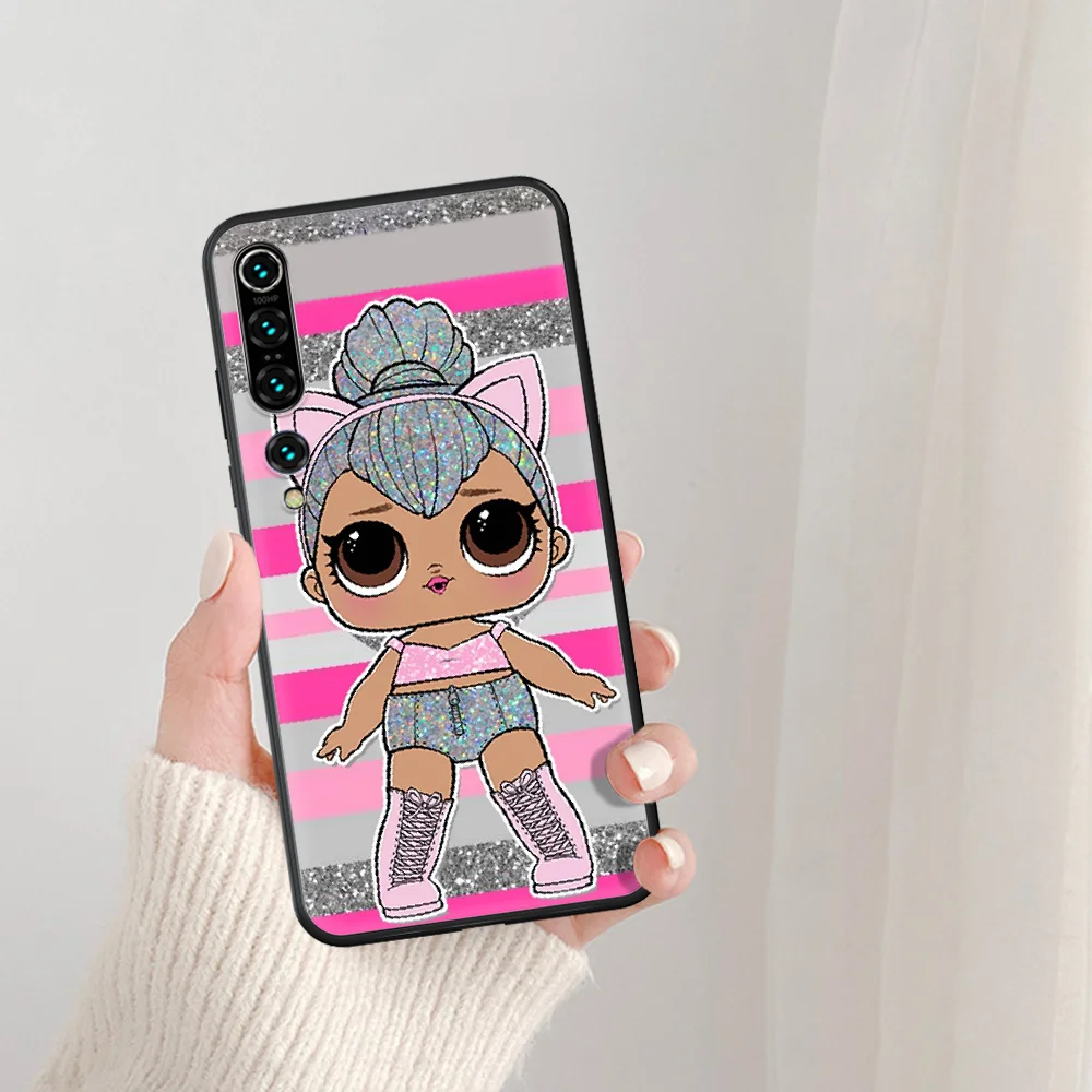 

Luxury LOL Doll Girls Phone Case For Xiaomi Mi Note 10 A3 9 MAX 3 A2 8 9 Lite Pro Ultra black Funda Pretty Coque Luxury Hoesjes