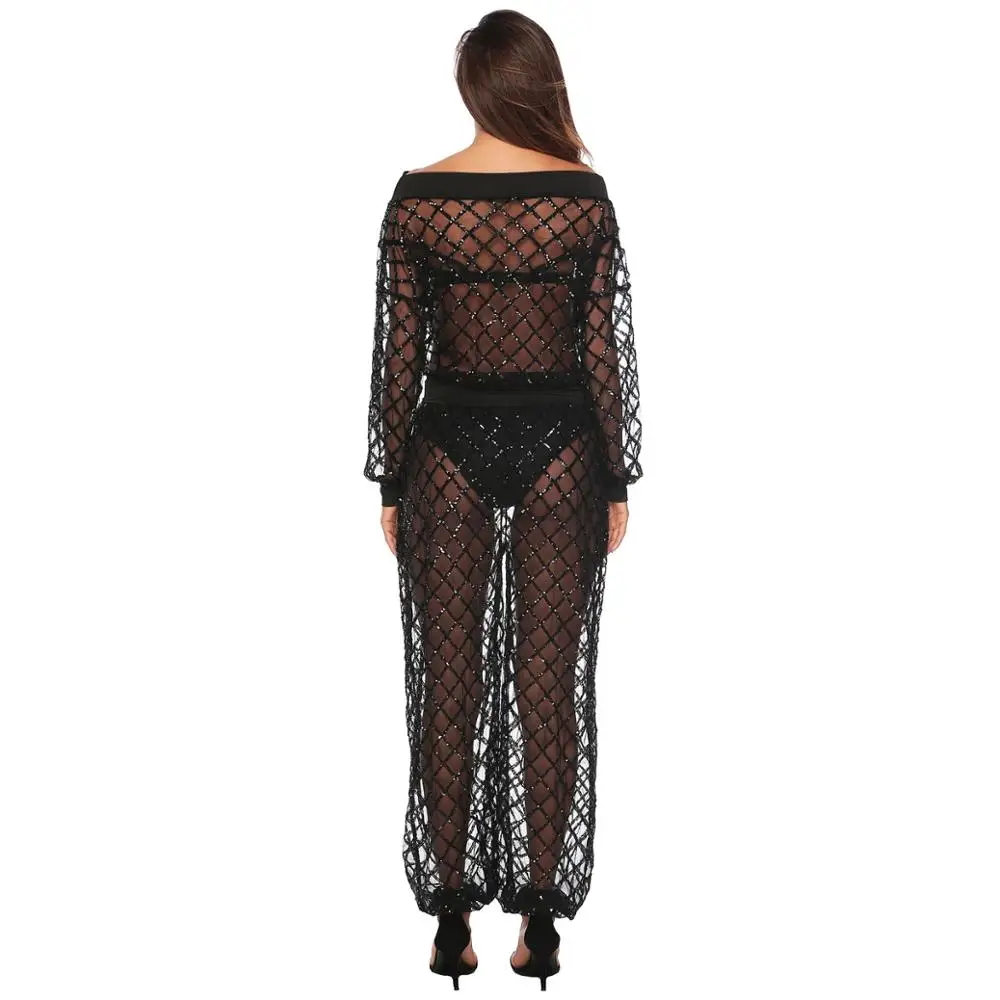 Swimsuit Cover Up Swim Dresses Beach Tunic Bathing Suit Ups Capes Covers Womens Fishnet Coverup Pareo De Plage Swimwear Trendy