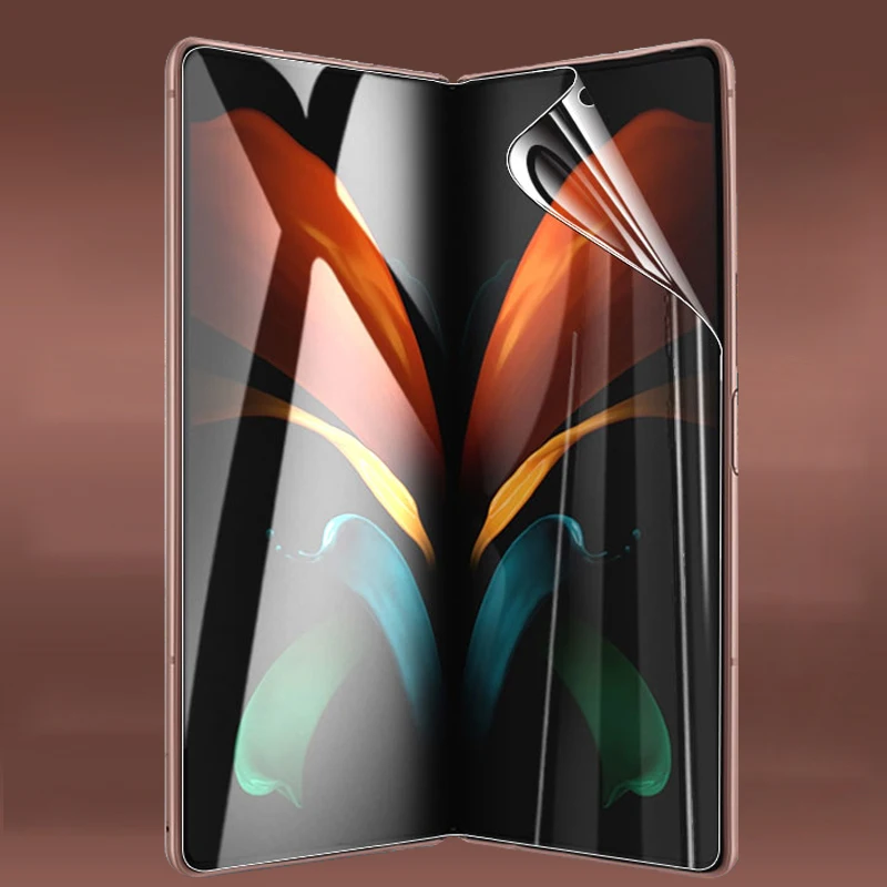 

3 in 1 Soft Hydrogel Film For Samsung Galaxy Z Fold 3 2 5G Front Back Sreen Protector Film Transparent For Galaxy Z Fold2 Fold3
